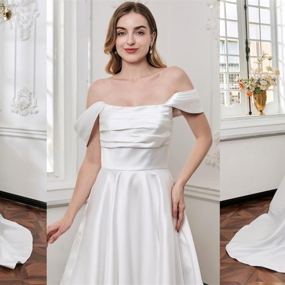 Darius Cordell - WT4850 - off the shoulder wedding a-ling gown